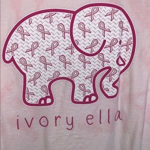 Brest cancer awareness ivory Ella long sleeve